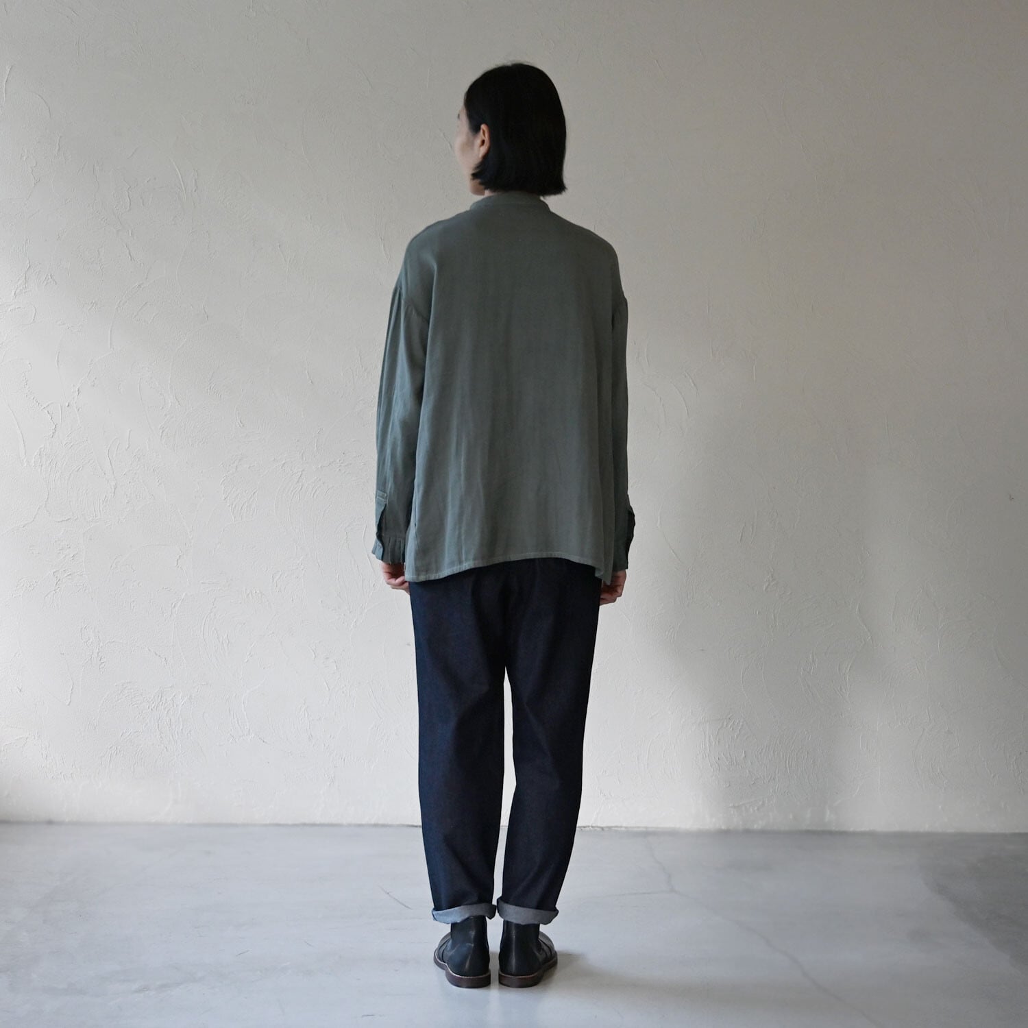 【sisam】オーガニックコットン デニム|namaste テーパードパンツ