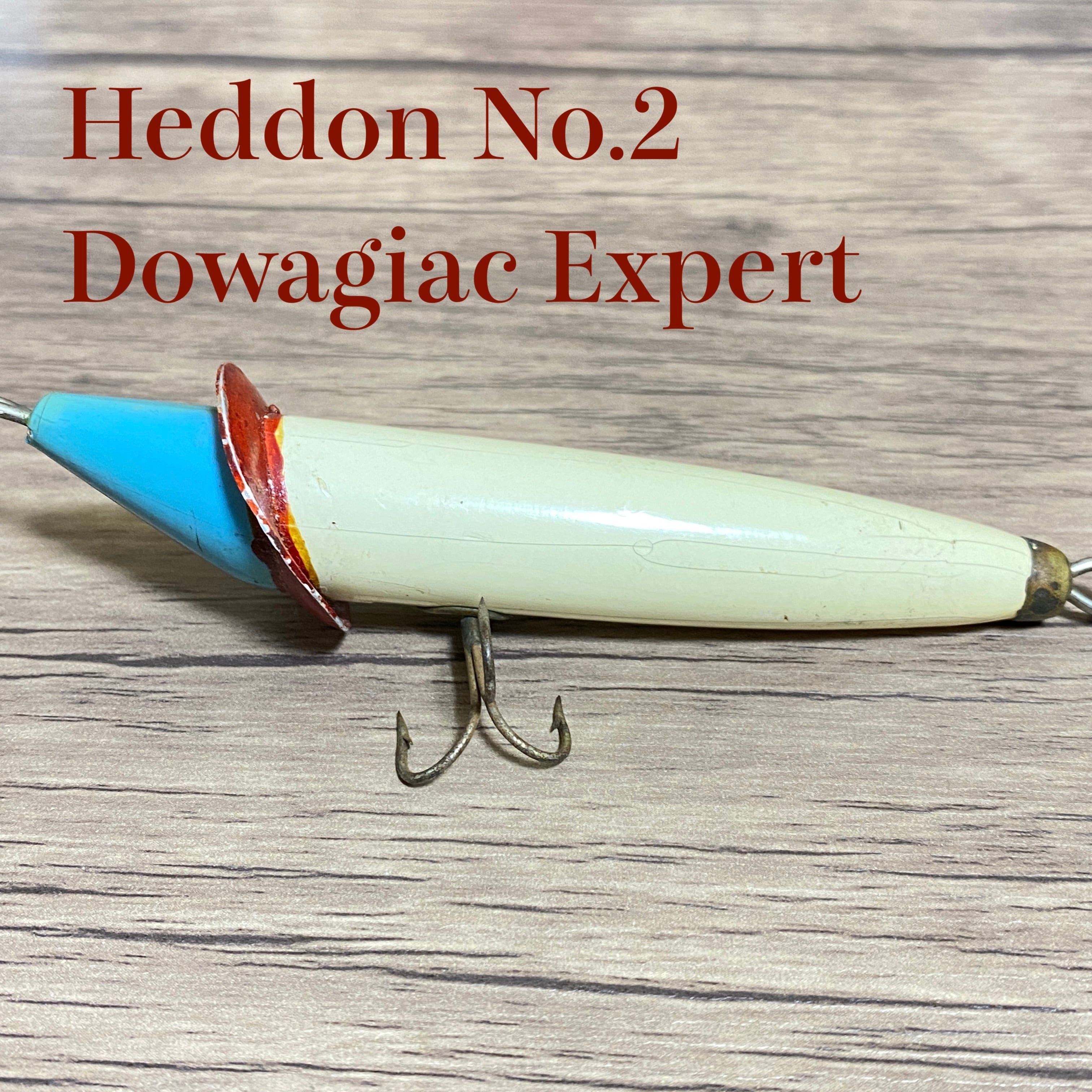 ヘドン heddon Dowagiac expert BH Red Head Heddon Dowagiac expert BH Red Head minnow Old Lure Ship From Japan