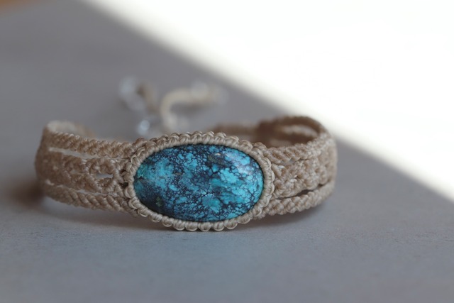 [Tibet turquoise]  bracelet   -Ocean-