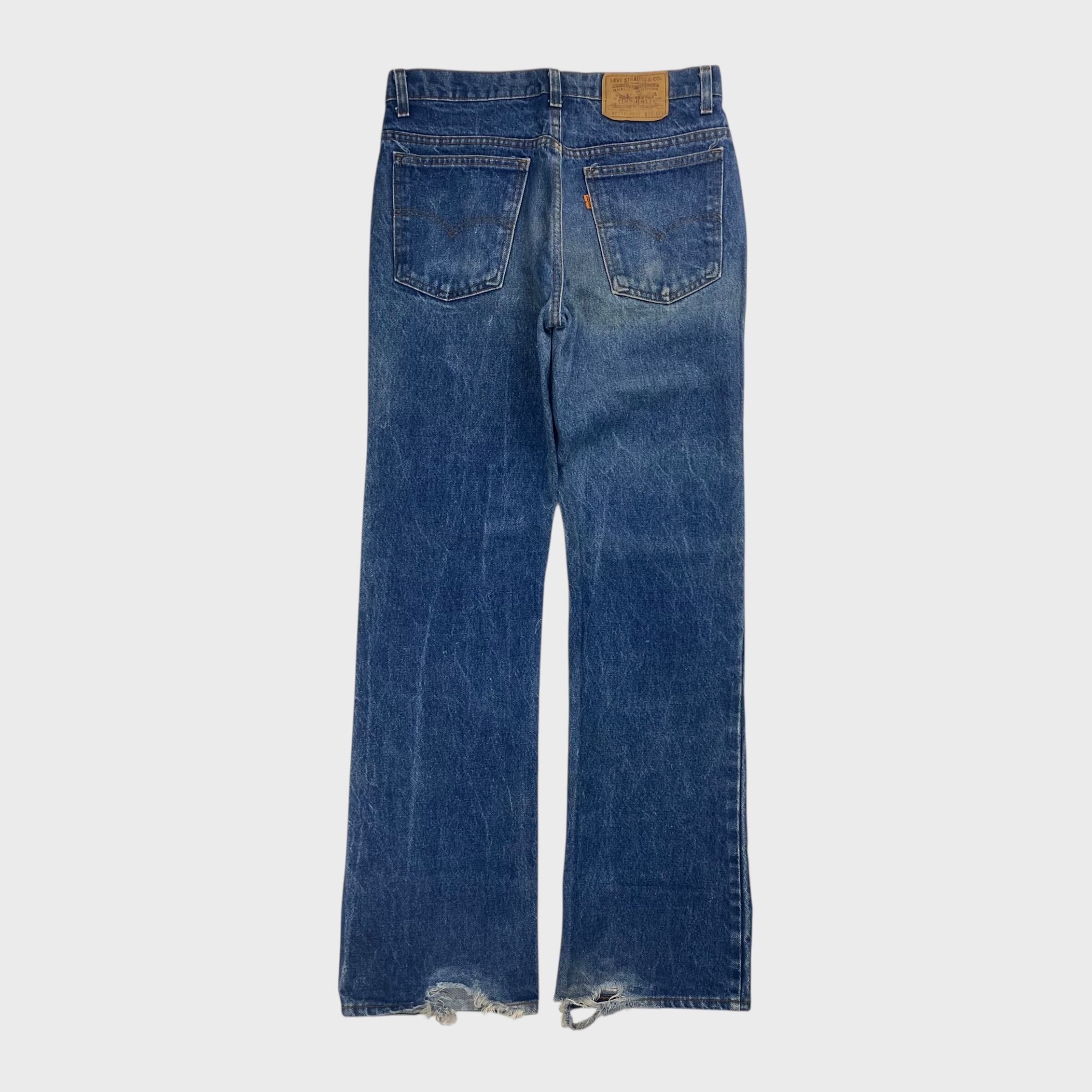 80's】【USA製】 リーバイス 517 オレンジタブ ブーツカットデニム