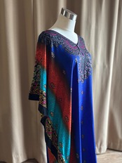 vibrant ethnic print import dress-5149-8