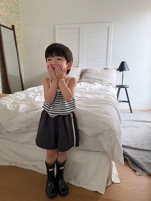 [pie] Creaky Shorts / [파이] 삐그덕삥줄반바지