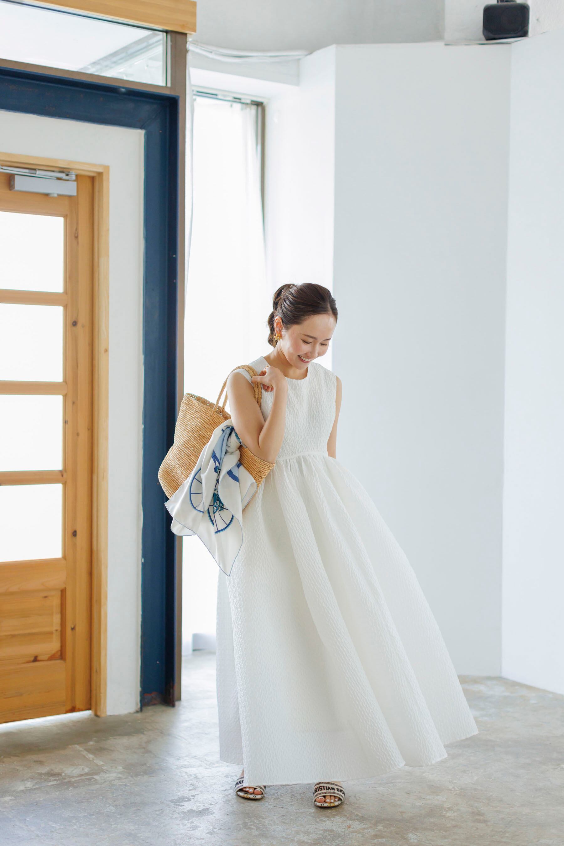 Jacquard long dress 即納 | Bluelea