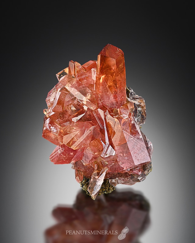 ロードクロサイト / フローライト 【Fluorite on Rhodochrosite】メキシコ産