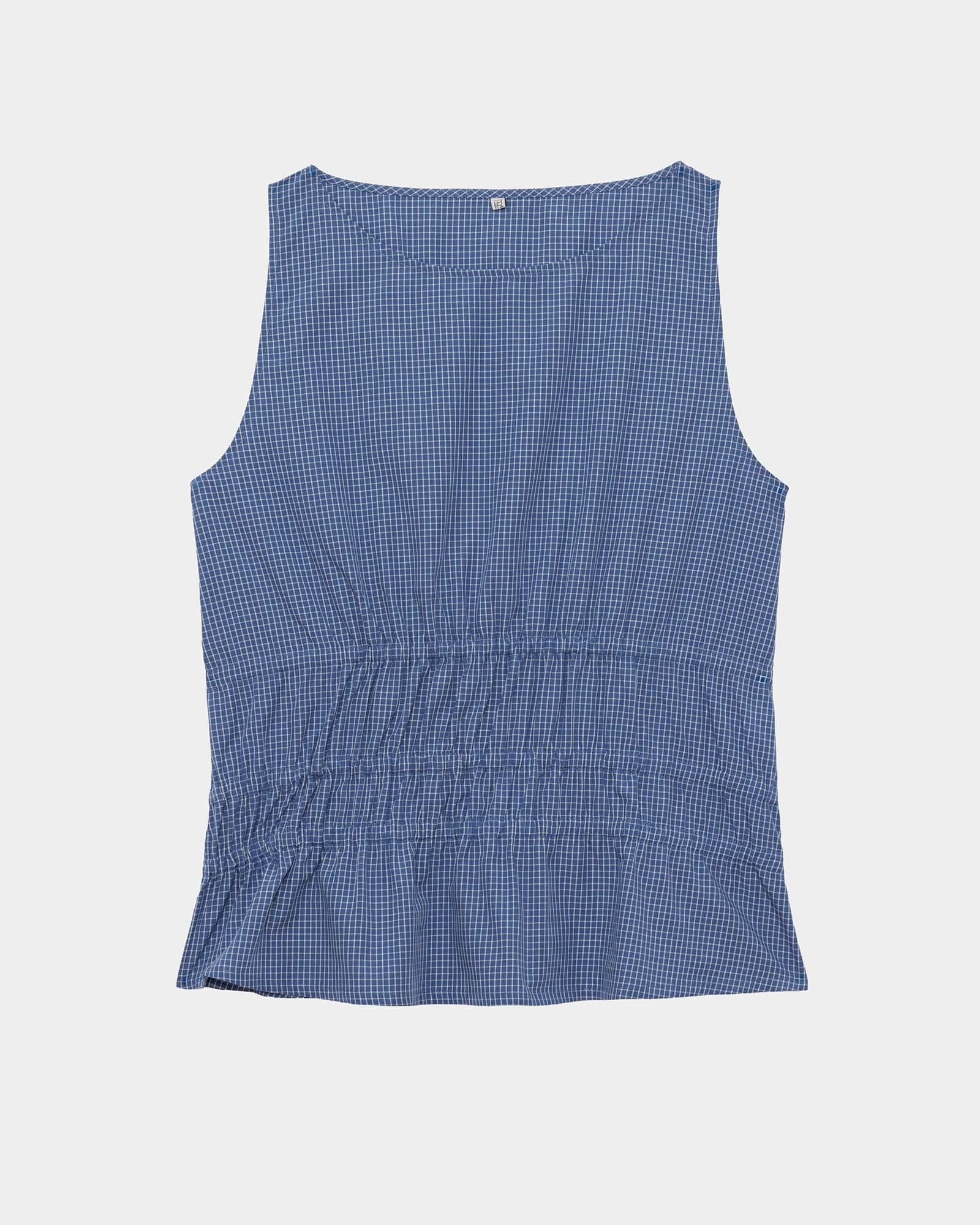 Baserange (ベースレンジ) CLAUDE PANTS (BLUE CHECK) | H Nagano