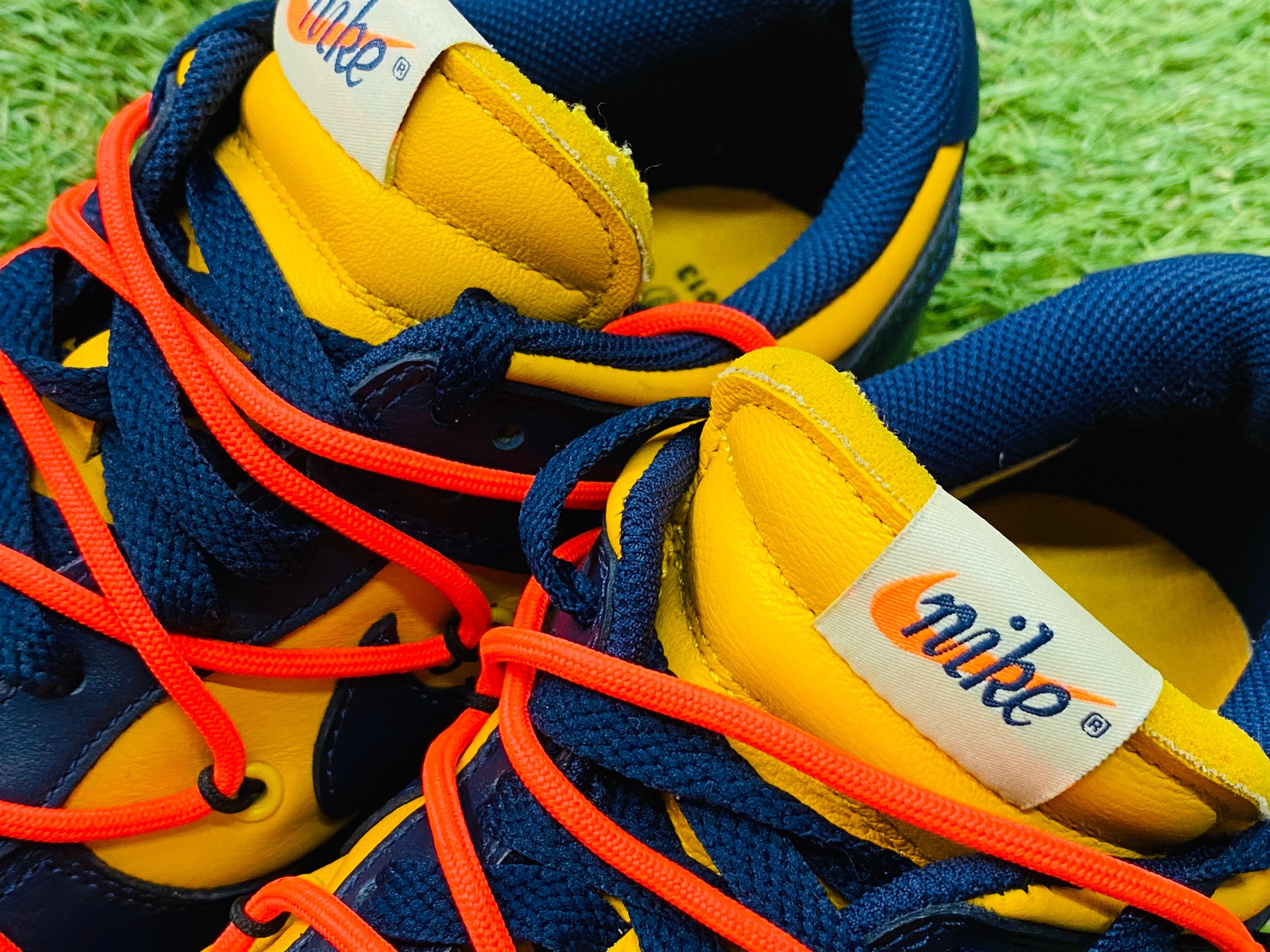 30％OFF NIKE x OFF-WHITE DUNK LOW LTHR / OW MICHIGAN 26.5cm CT0856 