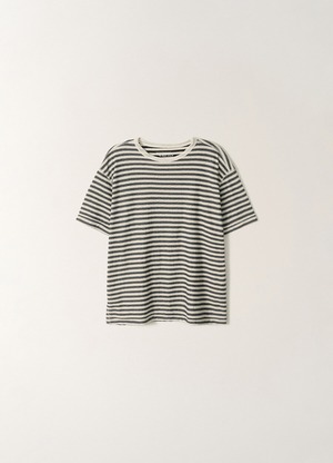 [NOTHING WRITTEN] Stripe cotton t-shirt (Stripe, W) 正規品 韓国ブランド 韓国通販 韓国代行 韓国ファッション ナッシングリトゥン 日本 店舗