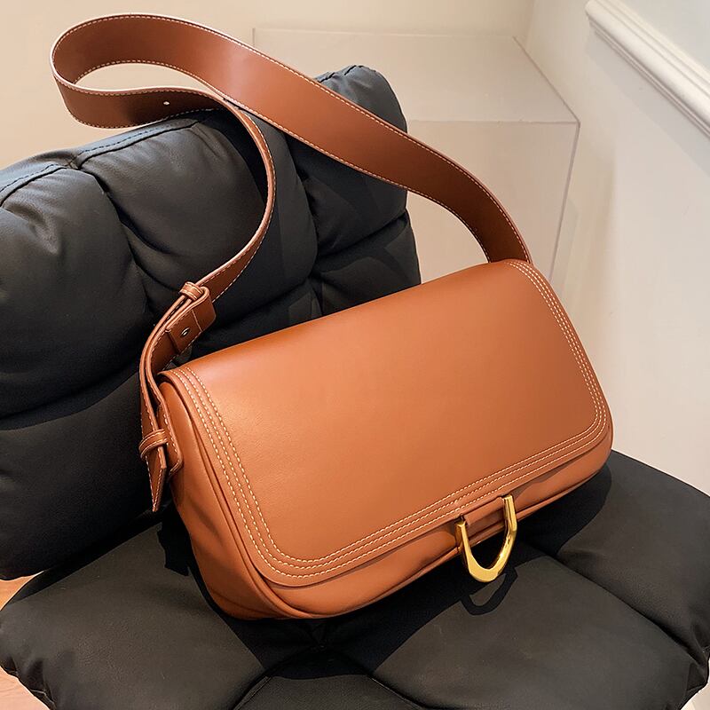 オータムウィンタースタンダード レトロ 秋物 冬物 スクウェア メッセンジャーバッグ 手作りハンドバック22528493589