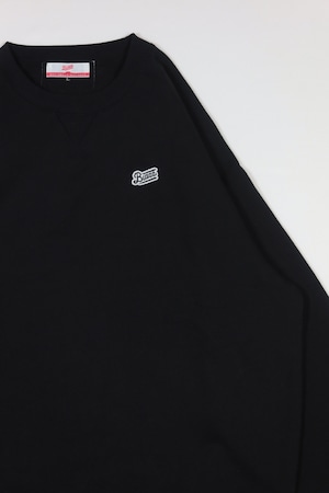 LOGO PATCH Raglan Sleeve SWEAT SHIRT 24' [BLACK]