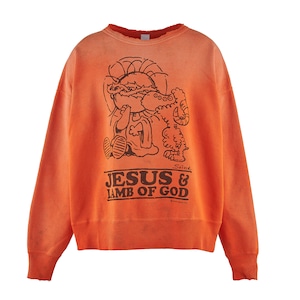 【SAINT MICHAEL】SM-YS8-0000-028/CRW SWEAT/JS & LMB /ORAN