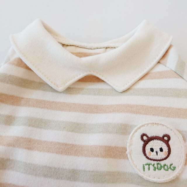 ITSDOG【正規輸入】犬 服 シャツ 袖あり オーガニック 襟 秋 冬物