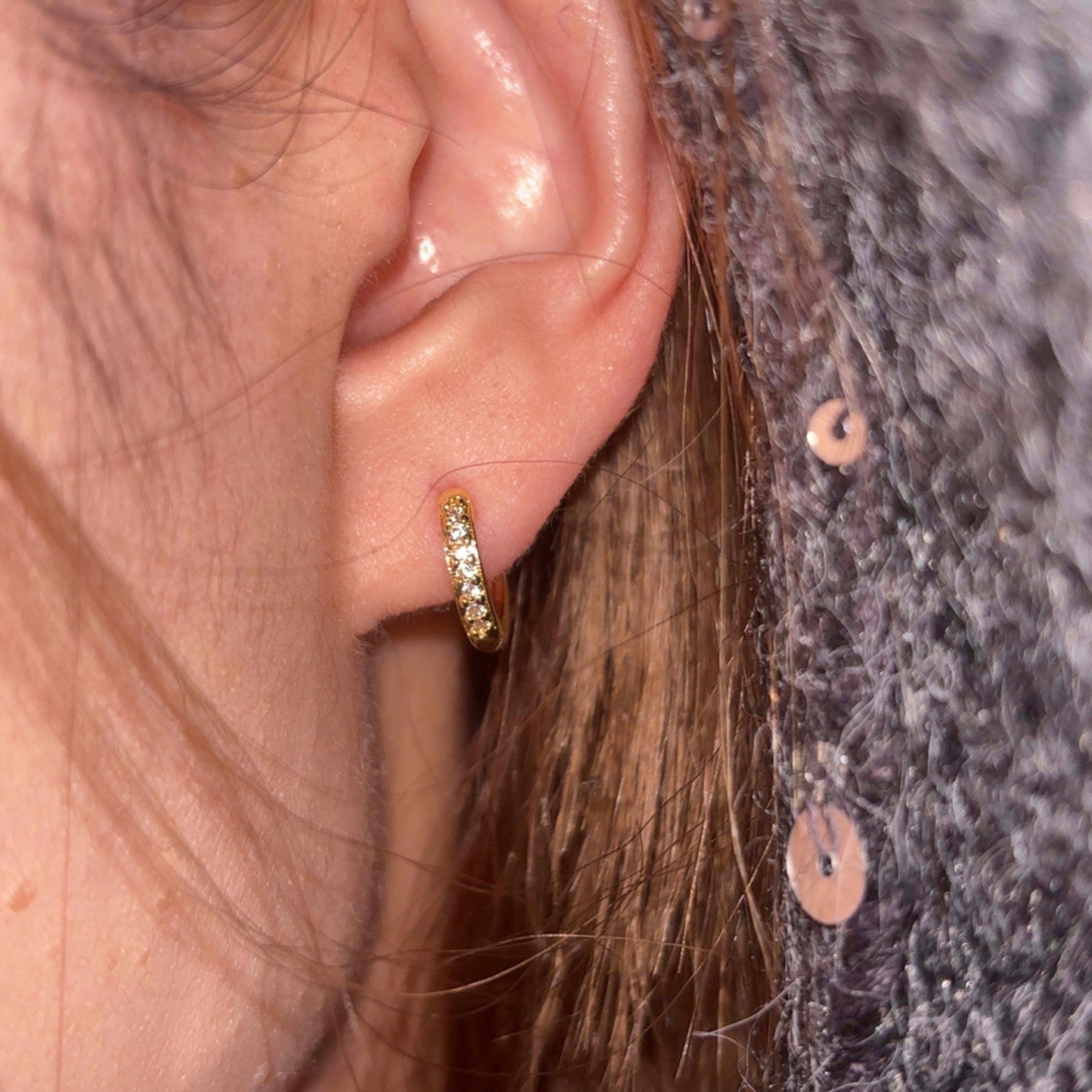 ジルコニアフープピアス (7mm) | milcy（ミルシー） 大人フェミニン