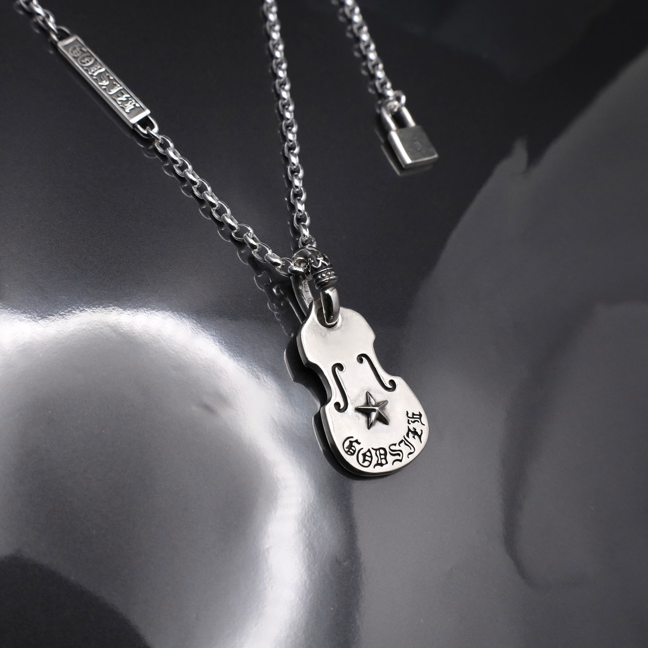 BASS #1 with GODSIZE® I.D. TAG NECKLACE / ベース#1ゴッドサイズ® I.D.タグネックレス