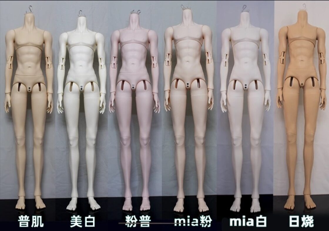ヘッドなし！68cm BJD 灰羽人形SD/BJD正版 68男体叔体 1/3 ドール用 
