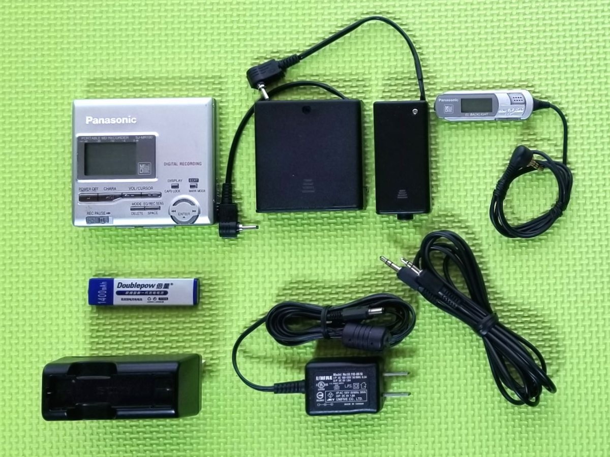パナソニック PORTABLE MDレコーダー SL-MR10 高から （ジャンク）
