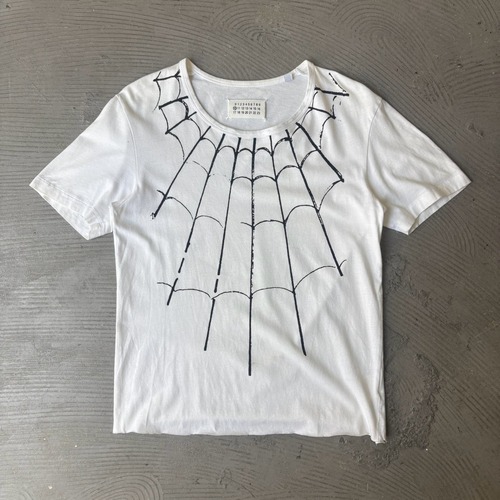 Martin Margiela ⑩ / Spiderweb print S/S T-shirt