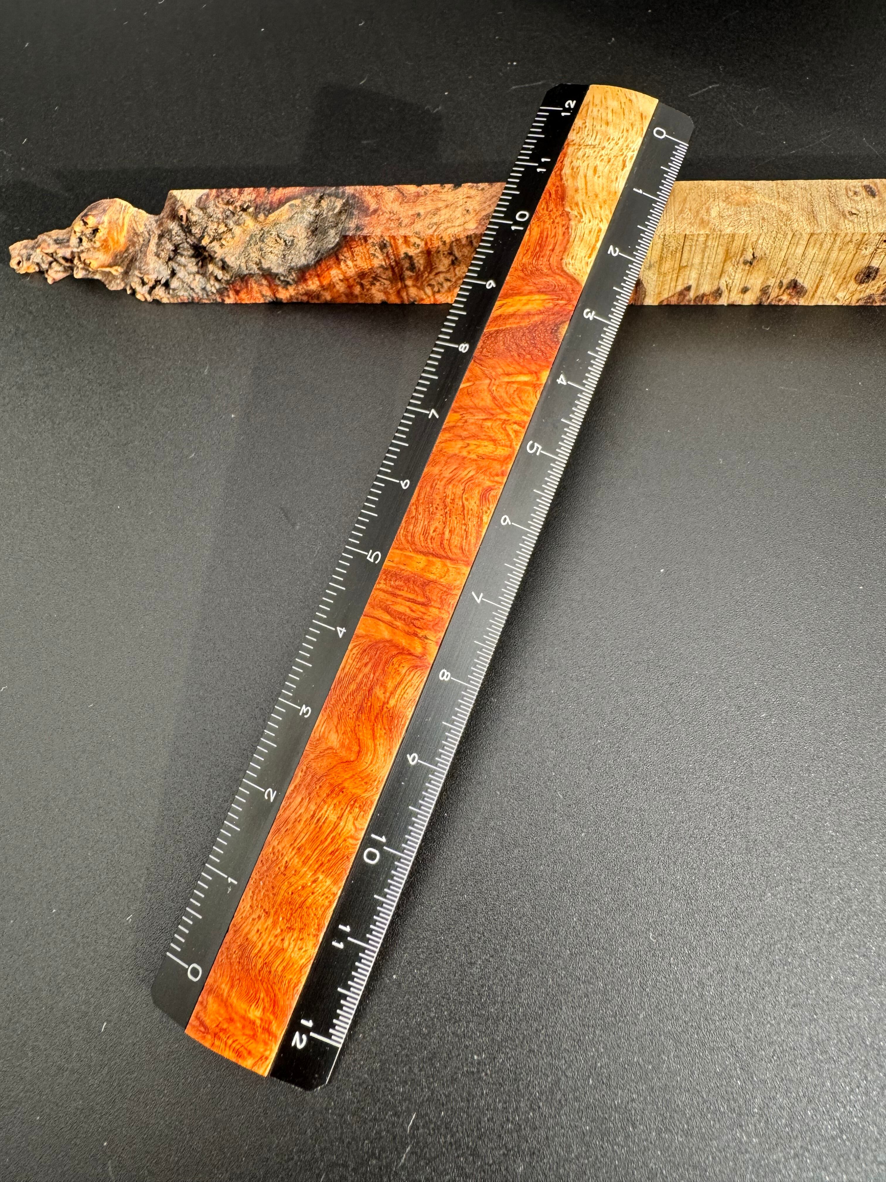 本花梨瘤杢紅白 12cm | あけぼの工房