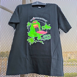 【Ghostbusters (ゴーストバスターズ ) 】『 SLIMED AGAIN 』スライマー BLK / 映画Tシャツ / 80年代映画 / Tシャツ〚アメリカン雑貨 アメトイ〛
