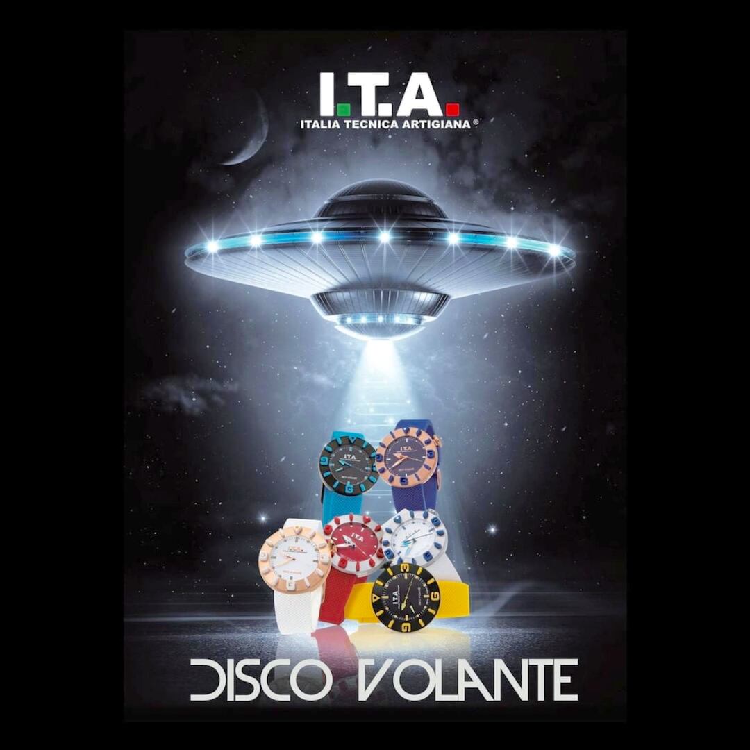 【I.T.A. アイティエー】DISCO VOLANTE ディスコ・ボランテ（レッド）／国内正規品 腕時計