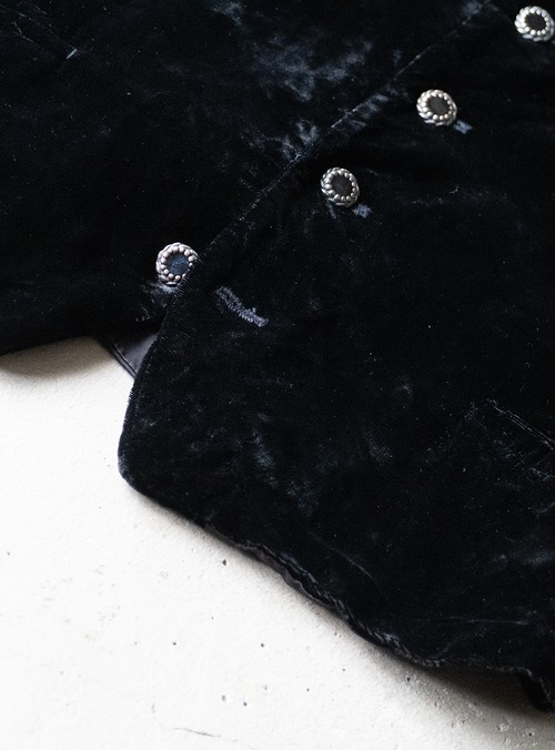 "MARC BAXIS" 1990s Velvet vest