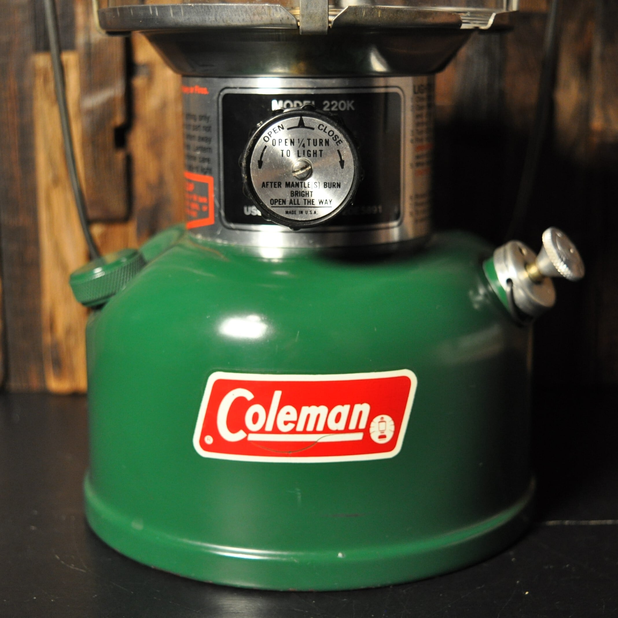 コールマン 220K 1981年8月製造 ツーマントル ランタン COLEMAN