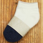 ［FAR EAST LOCALMADE］キッズ ツートンパイルソックス｜WHITE／NAVY