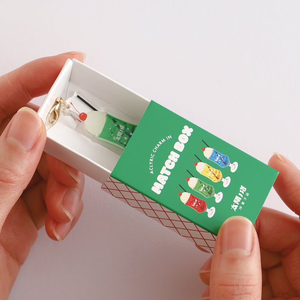 太陽ノ塔洋菓子店】マッチ箱入りチャーム 全4種 | ステーショナリー