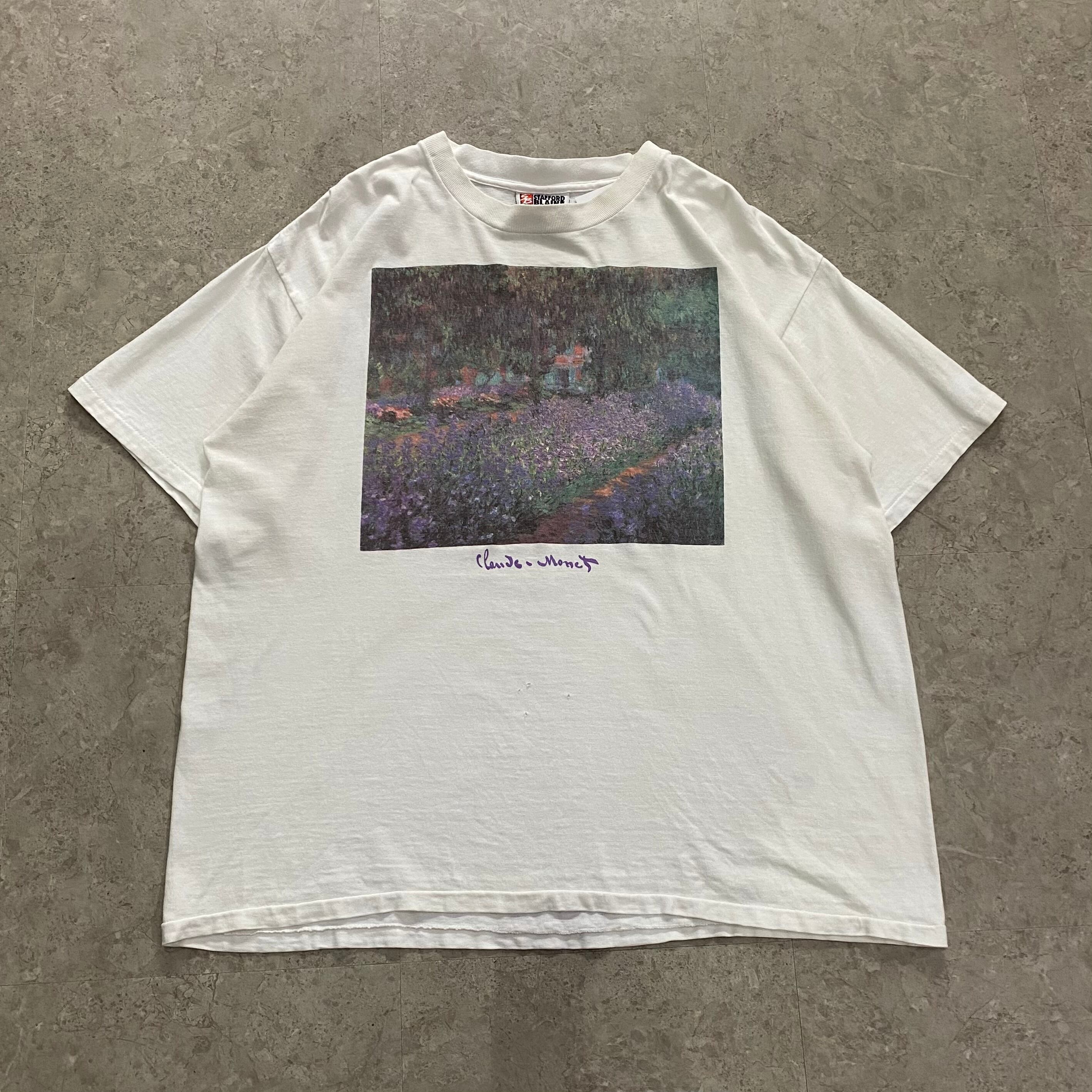 90s Claude Monet "アヤメ" T-shirt【仙台店】