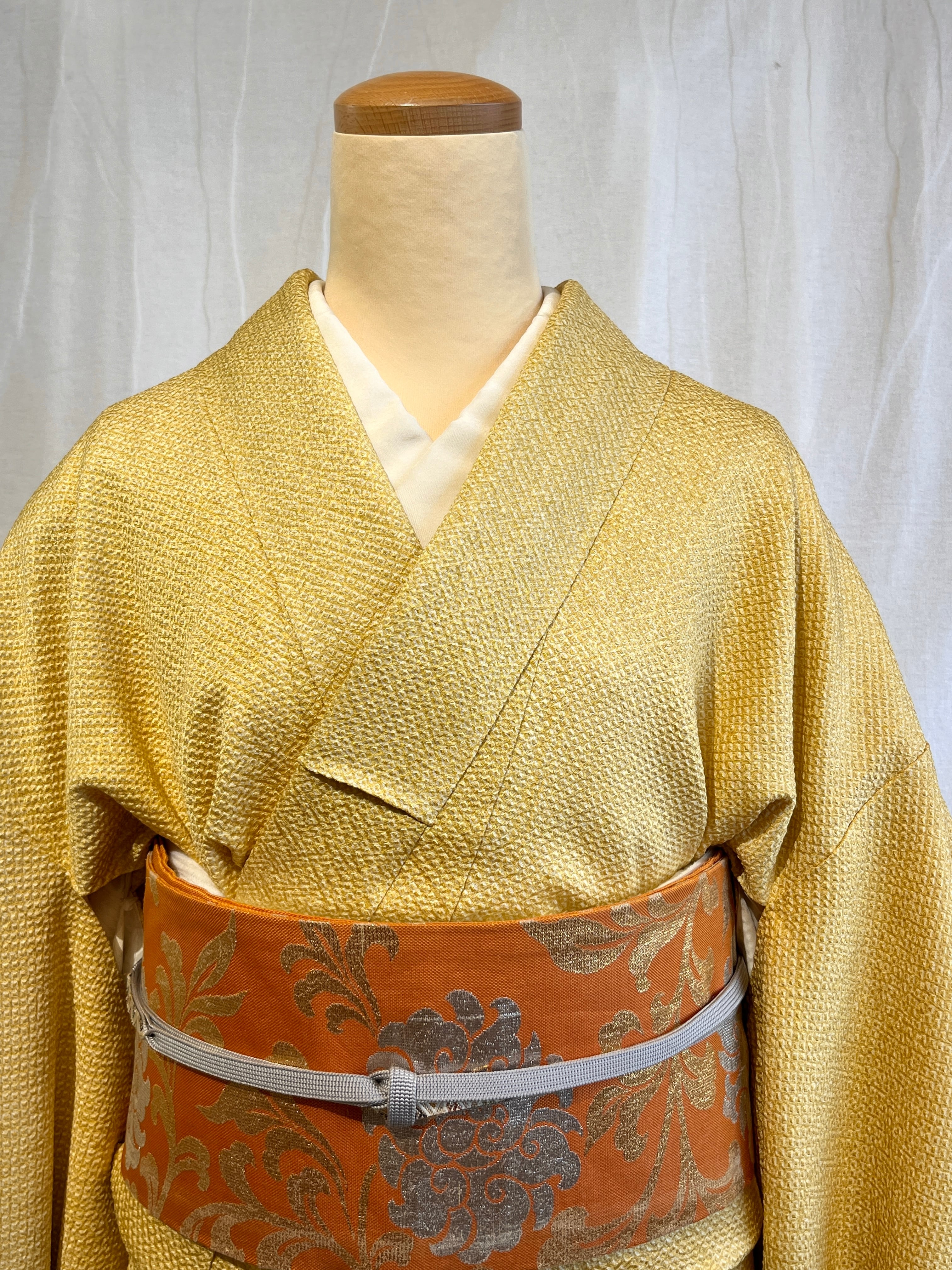 2302 高身長 総絞り 小紋 Komon Kimono | リサイクル着物ショップ La遇 Used Kimono Shop Lagu  powered by BASE