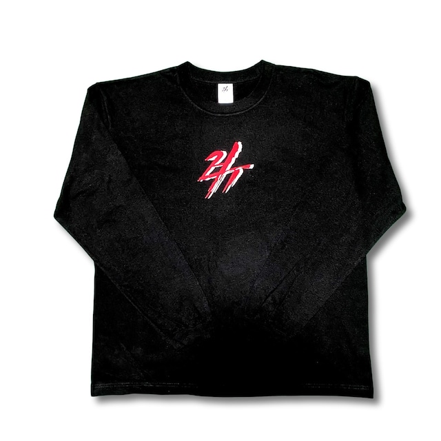 ZHRT | SIMPLE LOGO Long-T chst 【BLACK】