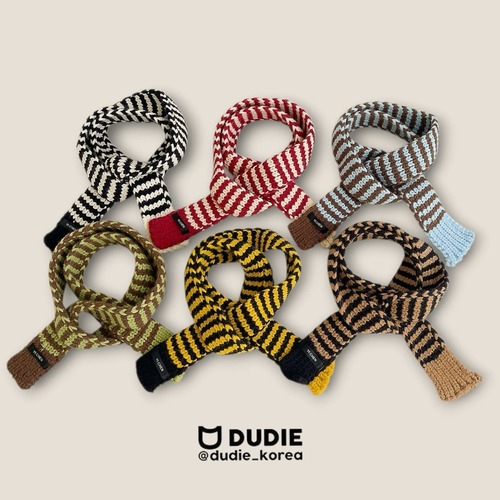 DUDIE［取寄］long slim neck warmer 26winter