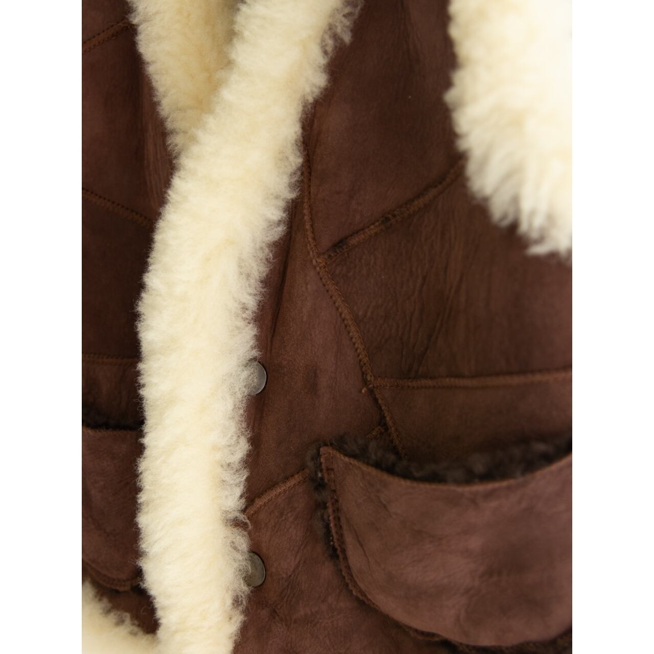 【Kids】Mouton Shearling Vest(キッズ パッチワークムートンベスト)