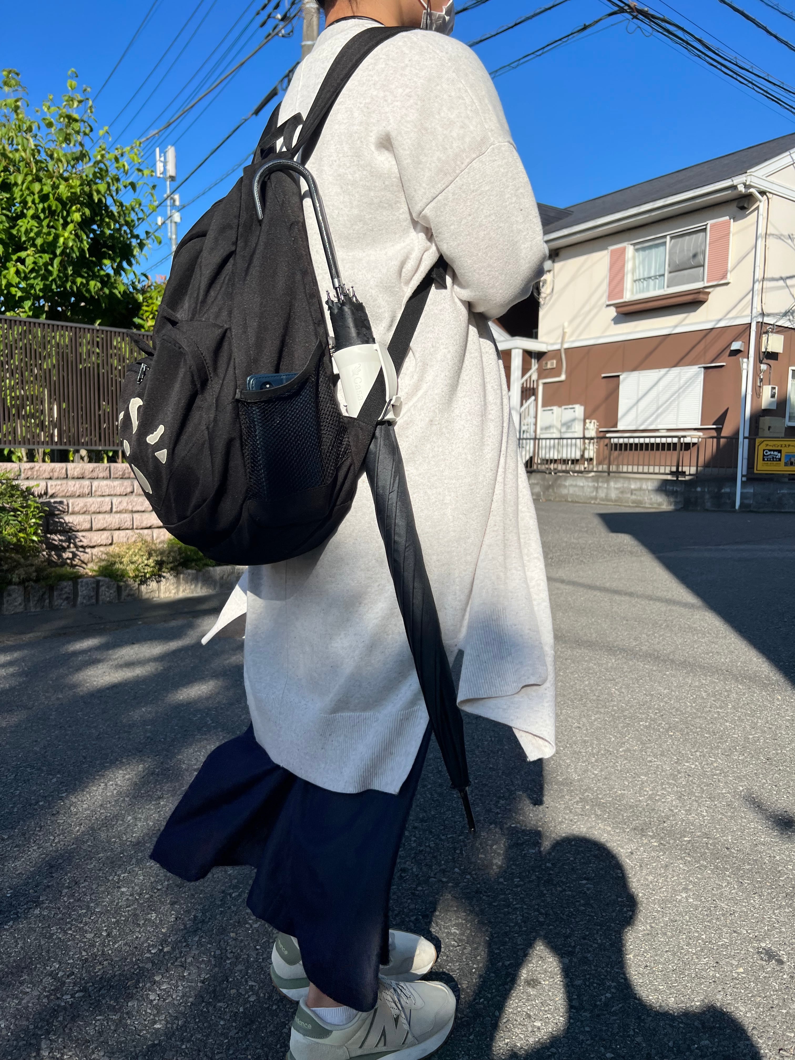 【防水】★テレビ放送 すくすく子育て 傘ホルダー Casash 送料無料 | casash 傘を手ぶらでさす！不便を解決するアイデア