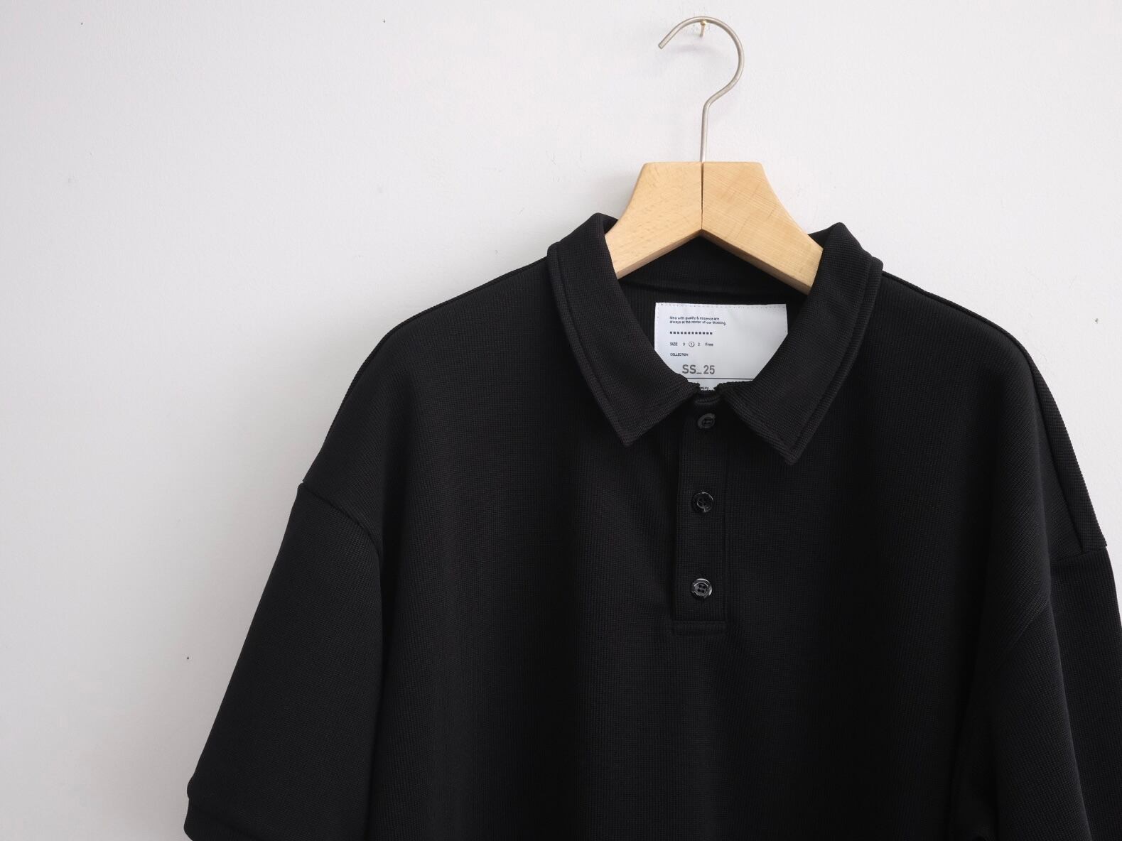 UNTRACE”_166 S/S POLO SHIRT BLACK” | Lapel online store