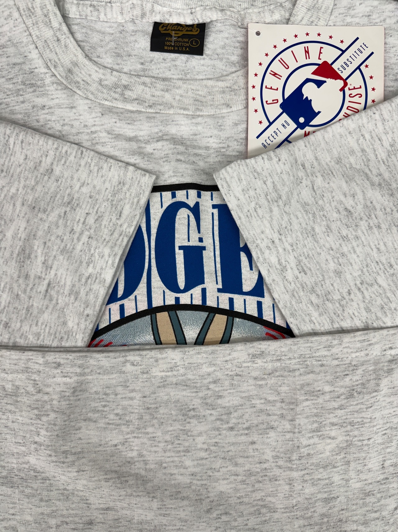90s LA DODGERS × LOONEY TUNES / Changes  Dead stock made in usa・画像7