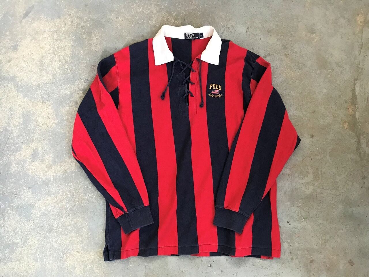 90s Polo by Ralph Lauren rugby-shirt MADE IN USA