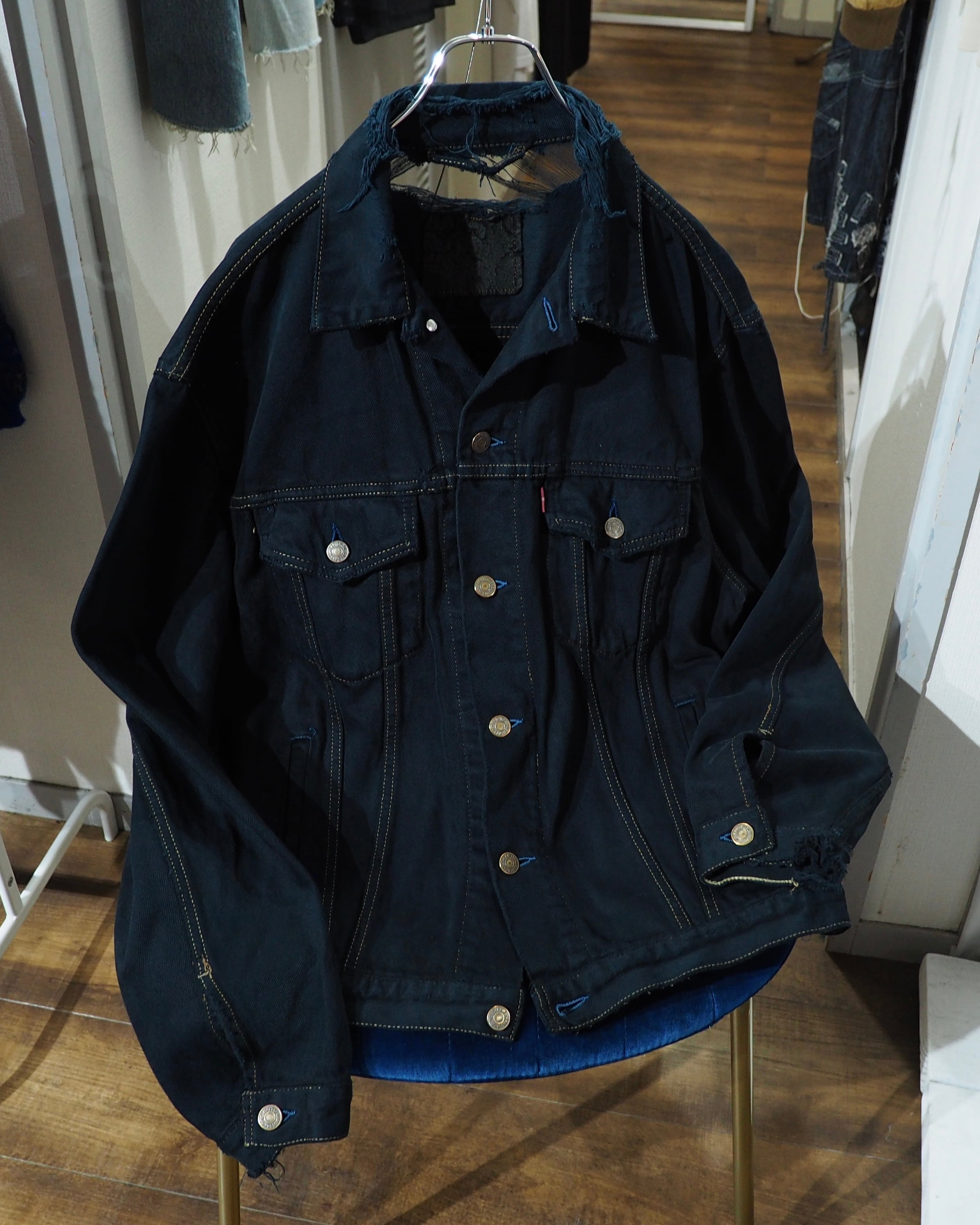 " 襤褸 - Levi's " Beautiful Aging × Over Dyed Vintage Tracker Jacket