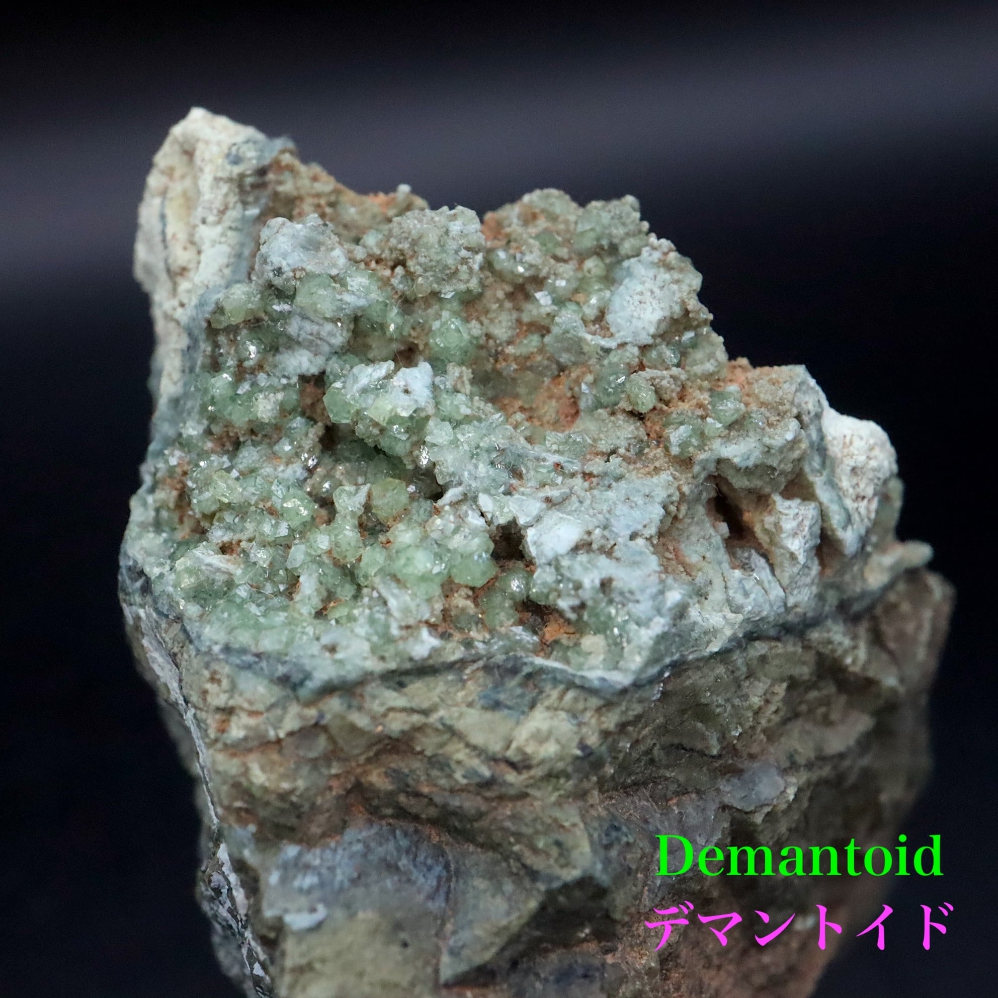 超レア!デマントイド アンドラダイト 21.9g ガーネット柘榴石 AND230 鉱物 原石 天然石