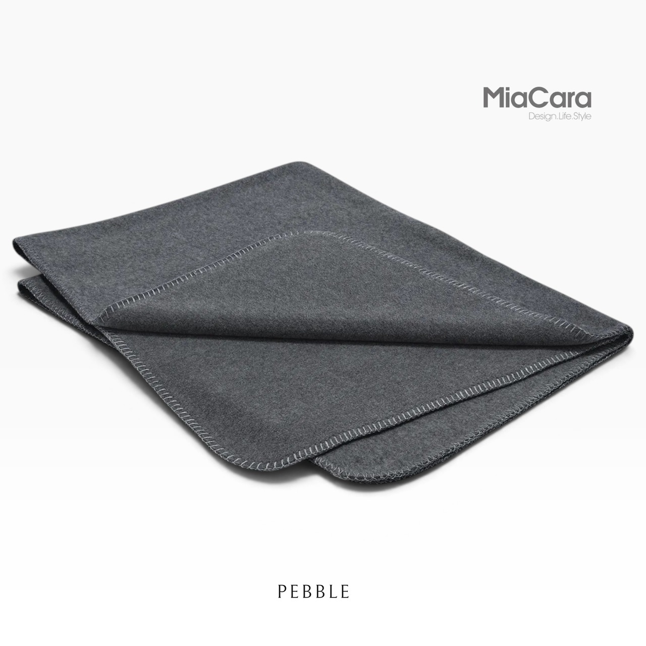 MiaCara Unica(ブランケット) Pebble