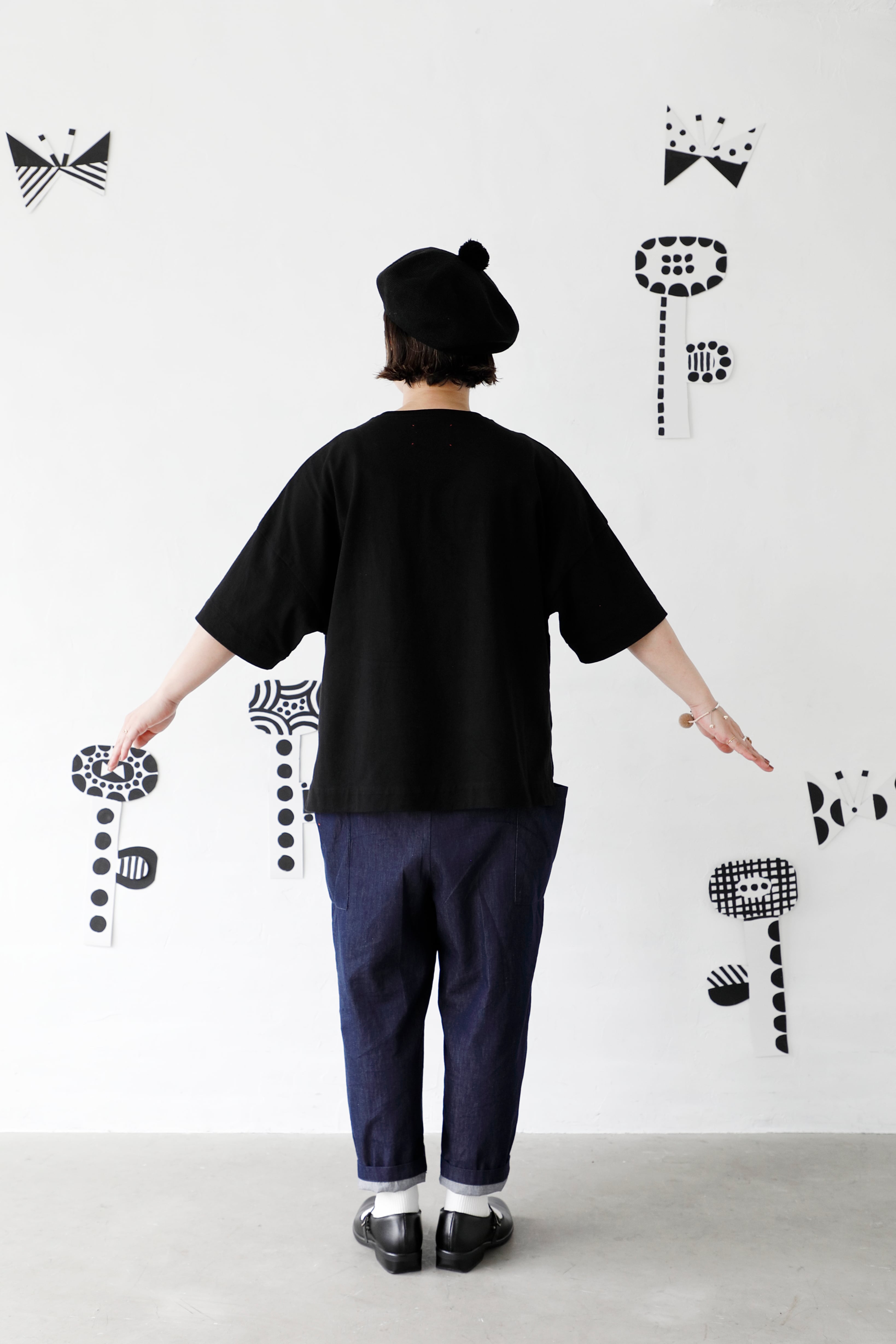 クロスステッチロゴTシャツ | dottodot-works