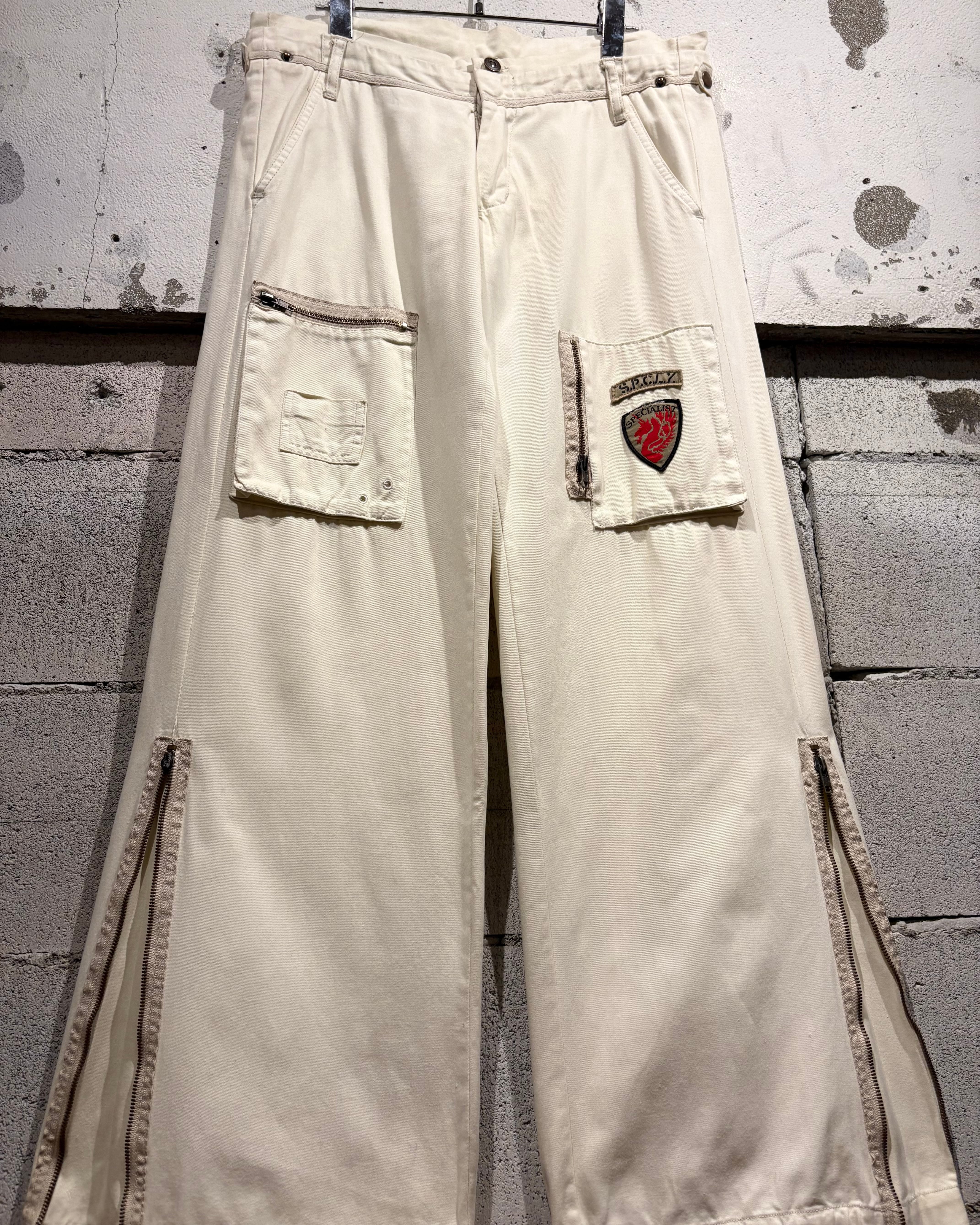 Caka otto】Pocket × Zip Gimmick Vintage Rave Pants | Caka(カカ