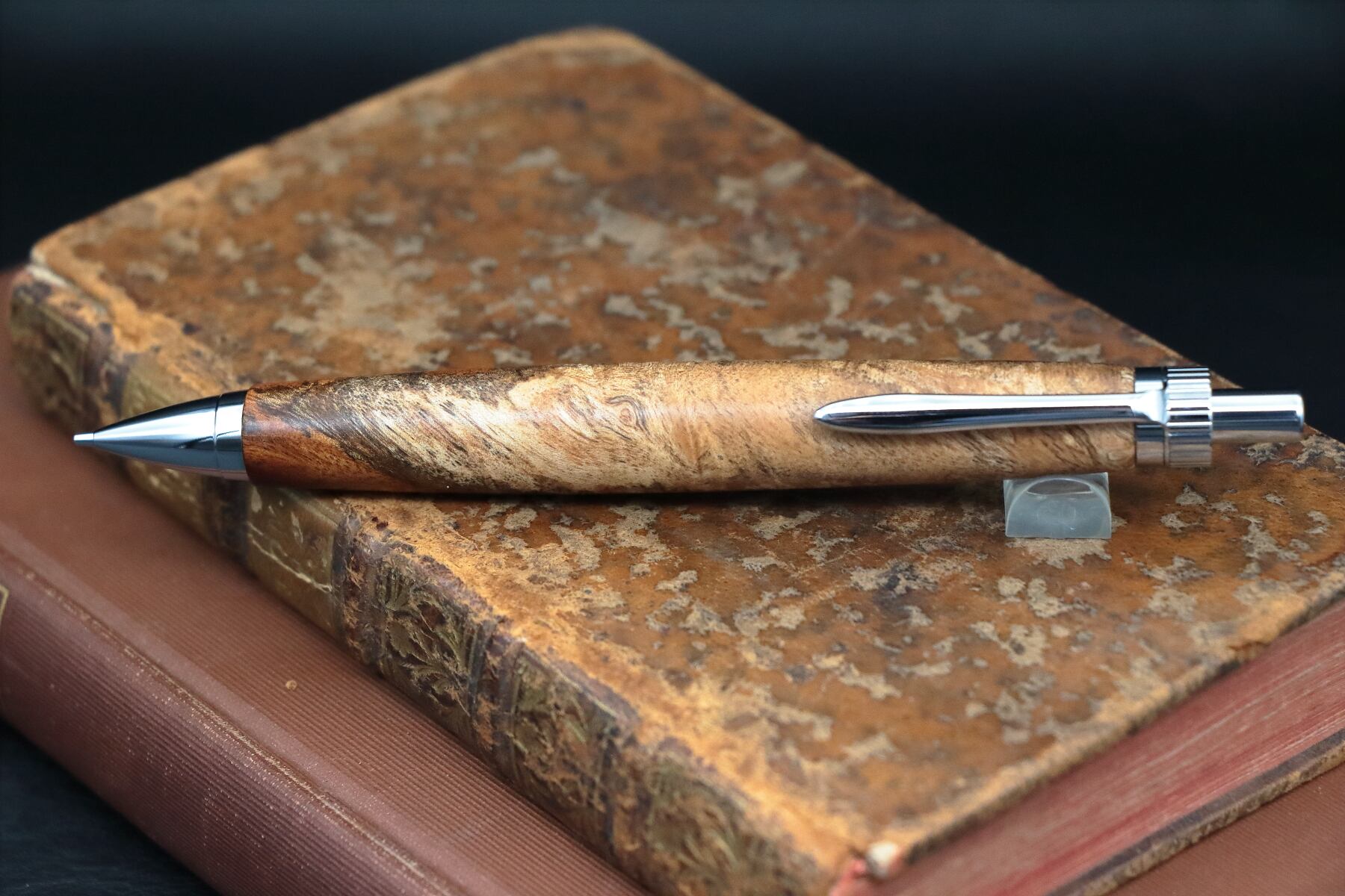 世界三大銘木 キューバンマホガニー スポルテッド・Pencil 0.5mm」木軸