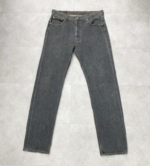 90sLevi's 501 Regular Fit Black Denim Pant/W34×L34