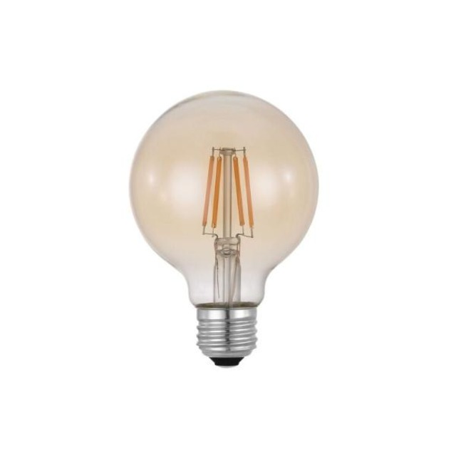 コストコ再販商品 【2セット】EGLO LED電球 G80 E26 電球色アンバー 320ルーメン 204662J