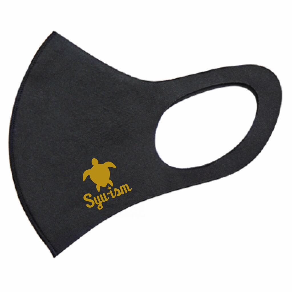 Syu-ismオリジナルマスク ブラック レギュラーサイズ