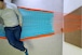 ハンモック  "Bed-mock"  ( Turquoise blue × Orange line )    Size-S  (180cm)