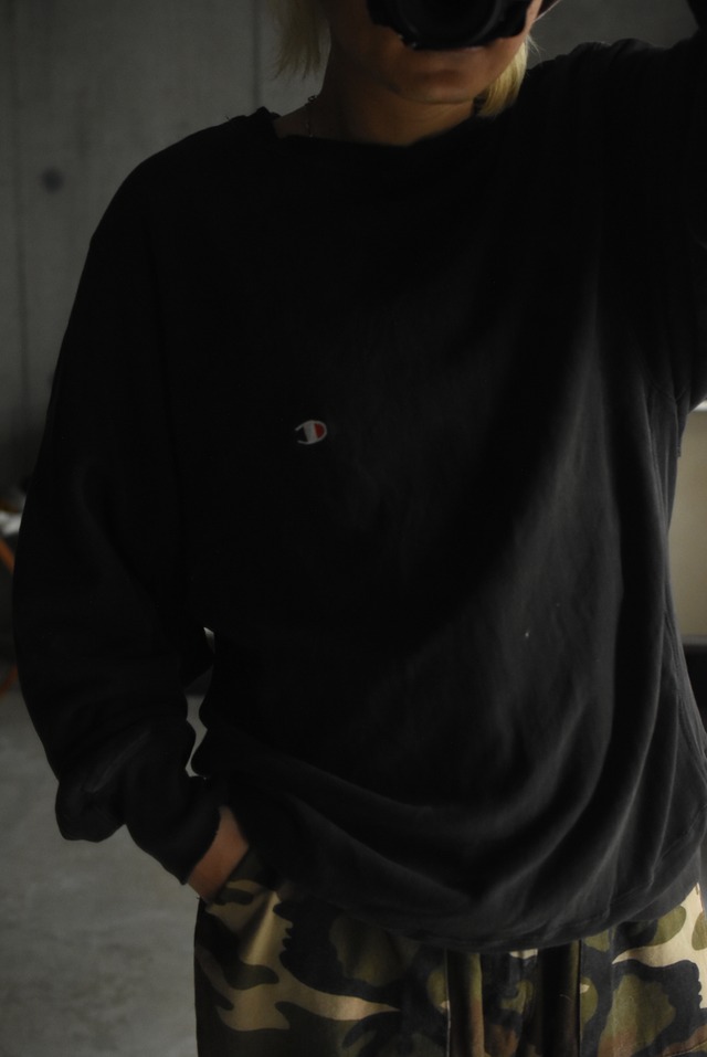 OK／80's "champion" reverse weave sweat