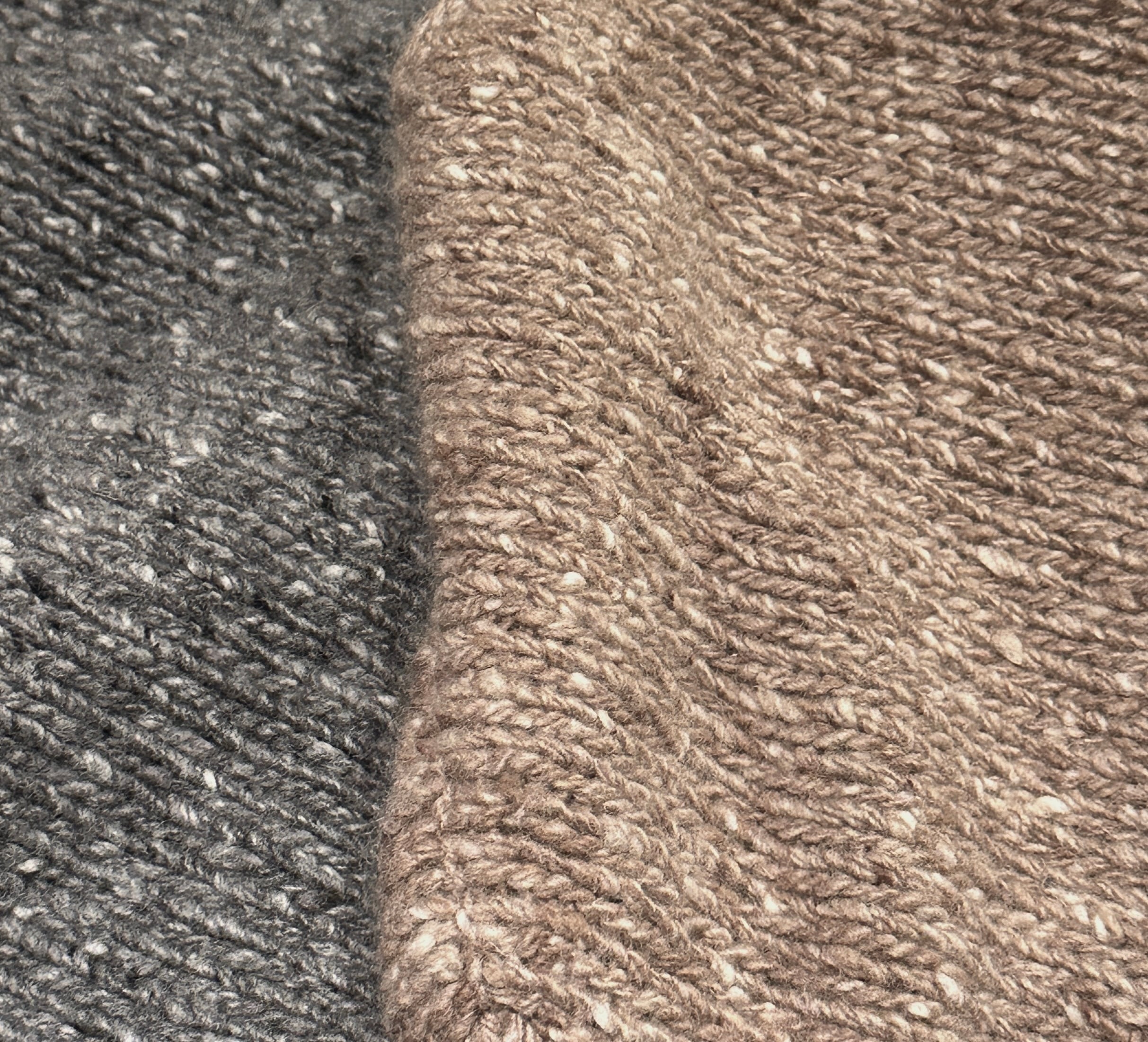 AURALEE  [LOW-GAUGE HOMESPUN TWEED KNIT BOAT-NECK P/O]