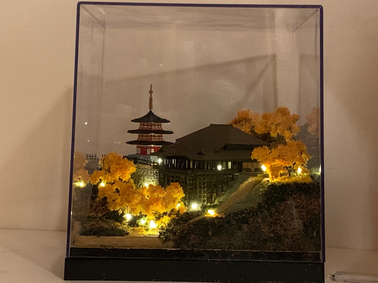 ☆完成品 清水寺 ケース付き ミニ24サイズ 日本の寺 世界遺産 神社 