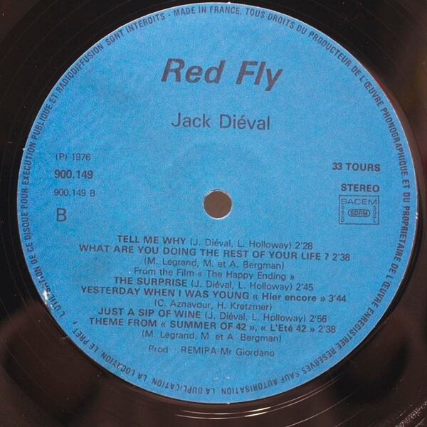 Jack Dieval and his Orchestra / Just A Sip Of Wine [900 149] - 画像4
